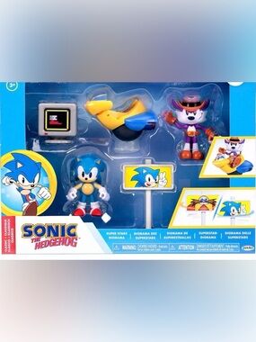 Sonic the Hedgehog Blue Figure Playset by